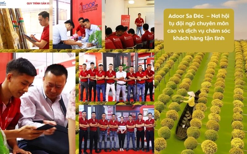 Đội ngũ nhân sự "có tâm, có tầm" và giải pháp cửa nhôm kính Slim Sa Đéc chất lượng từ Adoor
