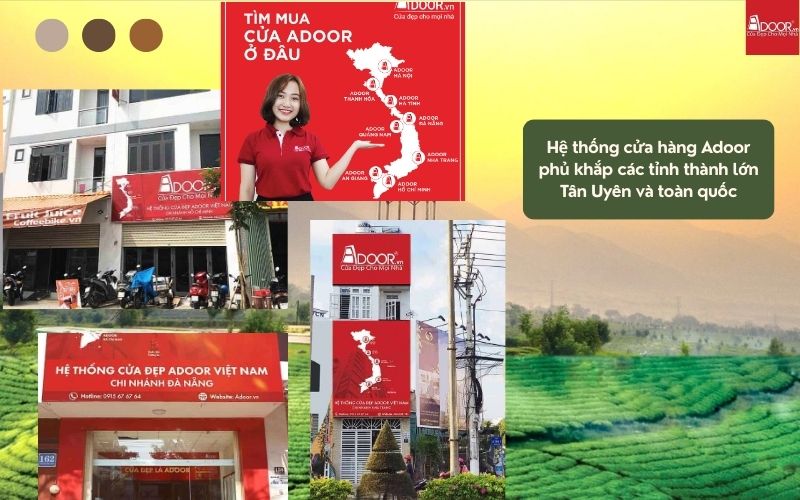 Hệ thống phân phối rộng khắp – Địa chỉ tin cậy mua cửa nhôm kính Slim Tân Uyên từ Adoor
