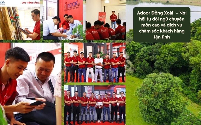 Đội Ngũ Nhân Sự Adoor Chuyên Nghiệp Cho Cửa Nhôm Slim Đồng Xoài