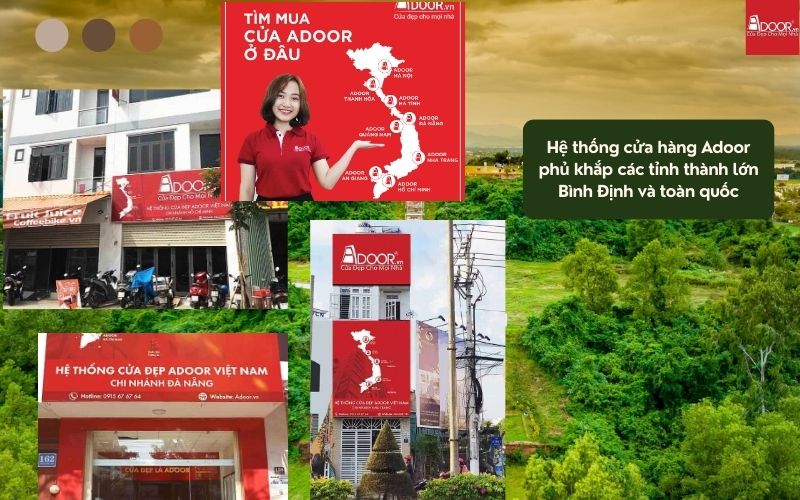 Hệ Thống Phân Phối Adoor – Kết Nối Uy Tín Cửa Nhôm Kính Trượt Quay Bình Định Khắp Mọi Miền