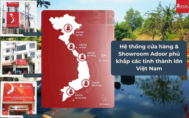 Mạng Lưới Phân Phối Adoor Phủ Sóng Toàn Quốc Với Cửa Nhôm Kính Trượt Quay Đồng Nai