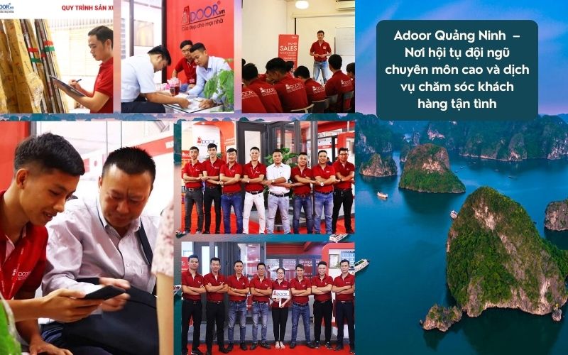 Tập thể Adoor – Đội ngũ nhân sự làm nên uy tín cửa nhôm kính trượt quay Quảng Ninh