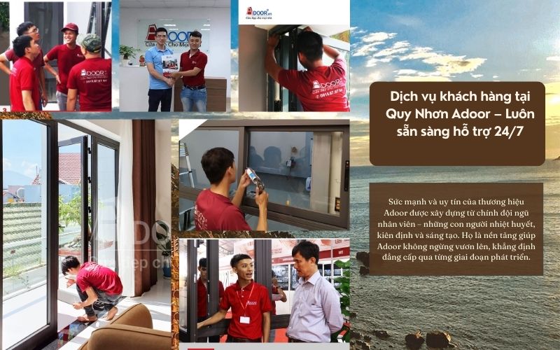 Cam kết bảo trì "trọn đời" và miễn phí hậu mãi cho cửa nhôm trượt quay Quy Nhơn