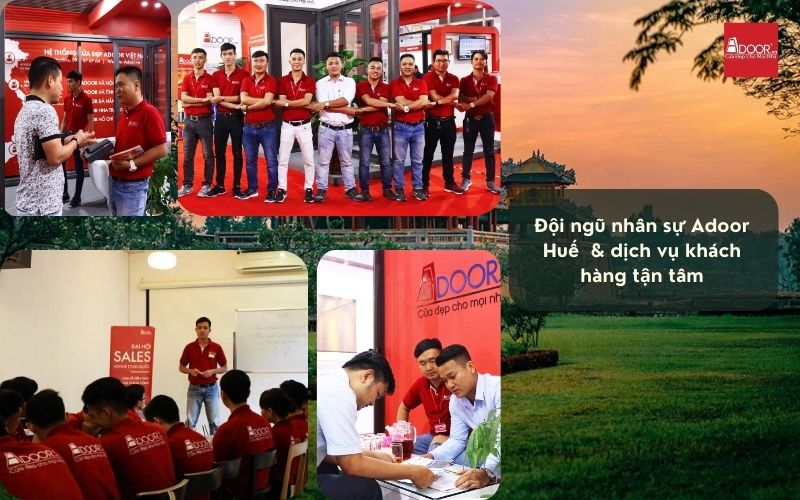 Đội Ngũ Nhân Sự Adoor Với Cửa Nhôm Kính Trượt Quay Huế