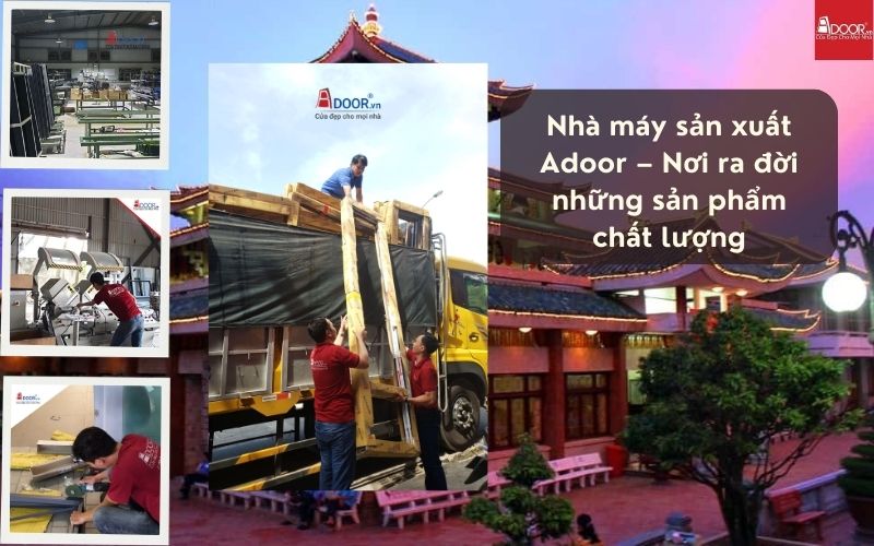 Hệ thống sản xuất hiện đại – nền tảng chất lượng cho cửa nhôm kính trượt quay Châu Đốc Adoor