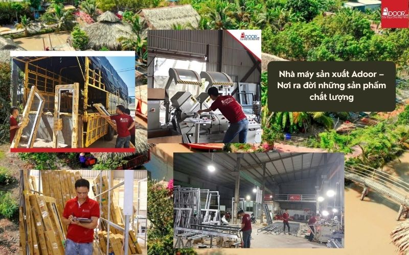 Năng lực sản xuất hiện đại cung ứng cửa nhôm trượt quay Long Xuyên