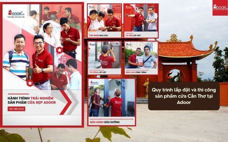 Quy Trình Sản Xuất Và Lắp Đặt Chuyên Nghiệp Của Cửa Nhôm Kính Trượt Quay Cần Thơ Từ Adoor