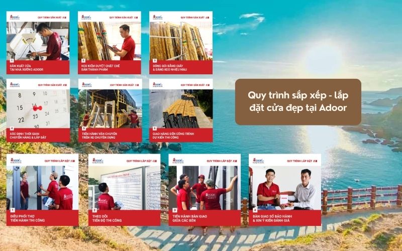 Quy trình sản xuất và lắp đặt cửa nhôm kính Slim Quy Nhơn Adoor – chuẩn kỹ thuật, bền vững với thời gian