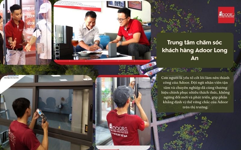 Tham quan showroom Adoor Long An – trải nghiệm thực tế mẫu cửa Slim mới nhất