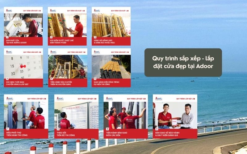 Quy Trình Sản Xuất Và Lắp Đặt Chuyên Nghiệp Của Cửa Nhôm Kính Slim Phan Thiết Từ Adoor