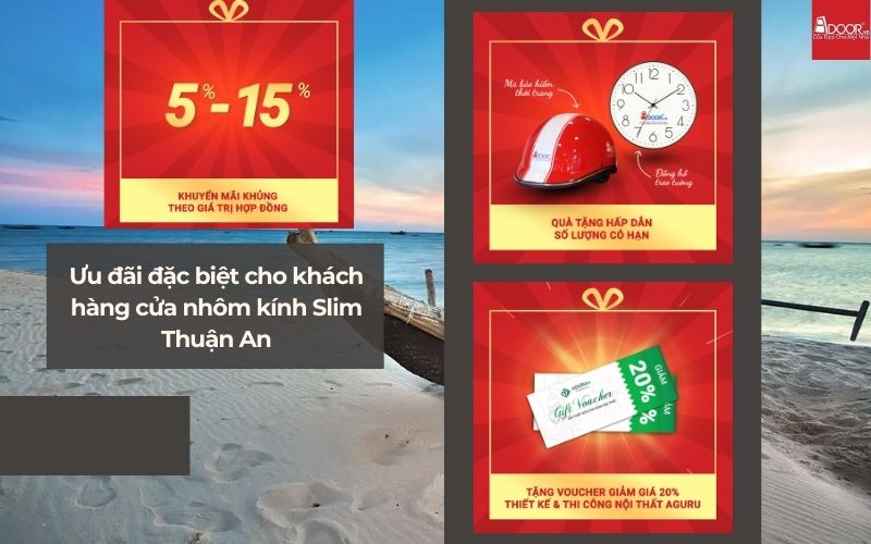 Ngập tràn ưu đãi "sộp" khi chốt đơn cửa nhôm kính Slim Thuận An thương hiệu Adoor