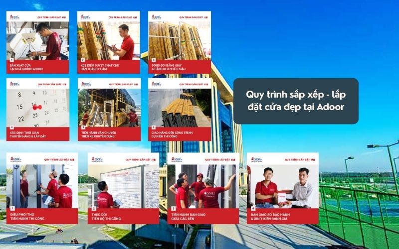 Quy Trình Sản Xuất Và Lắp Đặt Chuyên Nghiệp Của Cửa Nhôm Kính Trượt Quay Thủ Dầu Một Từ Adoor