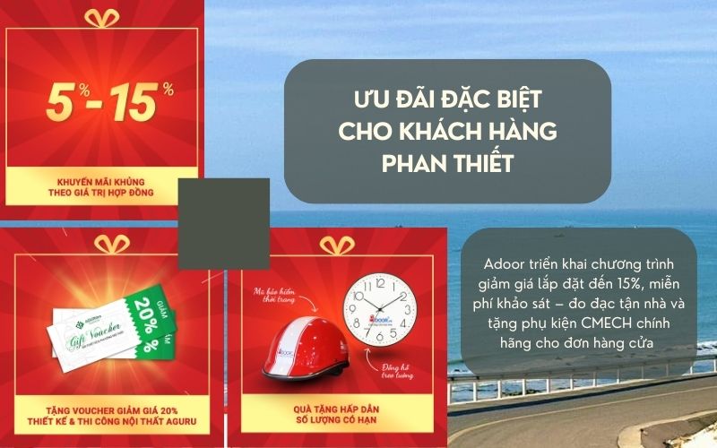 Ưu Đãi Hấp Dẫn Và Hỗ Trợ Tối Đa Cho Cửa Nhôm Kính Slim Phan Thiết Từ Adoor