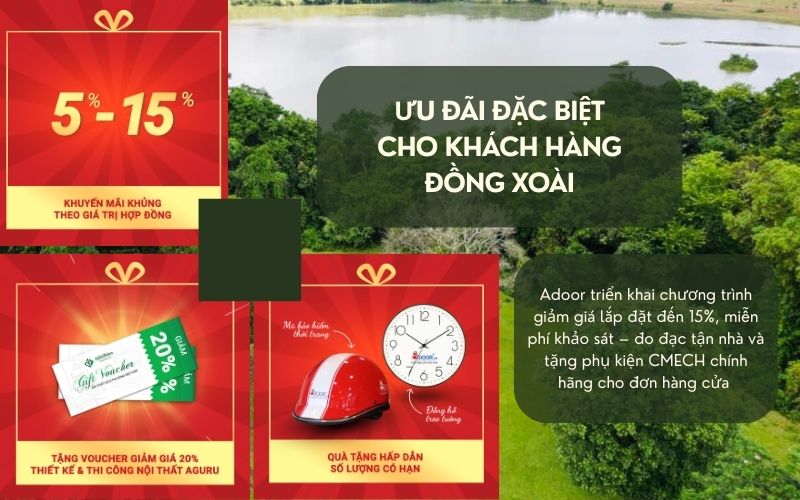 Ưu Đãi Khủng, Tiết Kiệm Tối Đa Cho Cửa Nhôm Kính Slim Đồng Xoài Tại Adoor