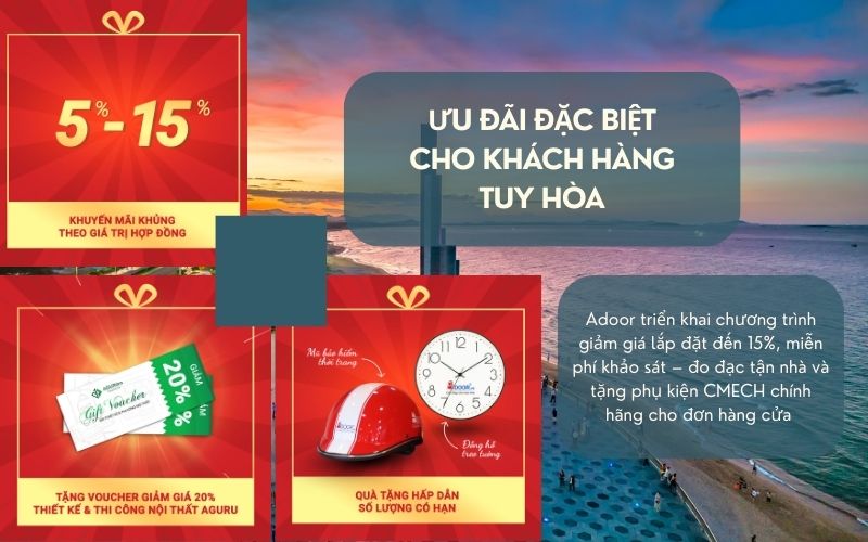 Ưu Đãi Siêu Hấp Dẫn Cho Cửa Nhôm Kính Slim Tuy Hòa – Adoor Giảm Giá Mạnh Tại Phú Yên