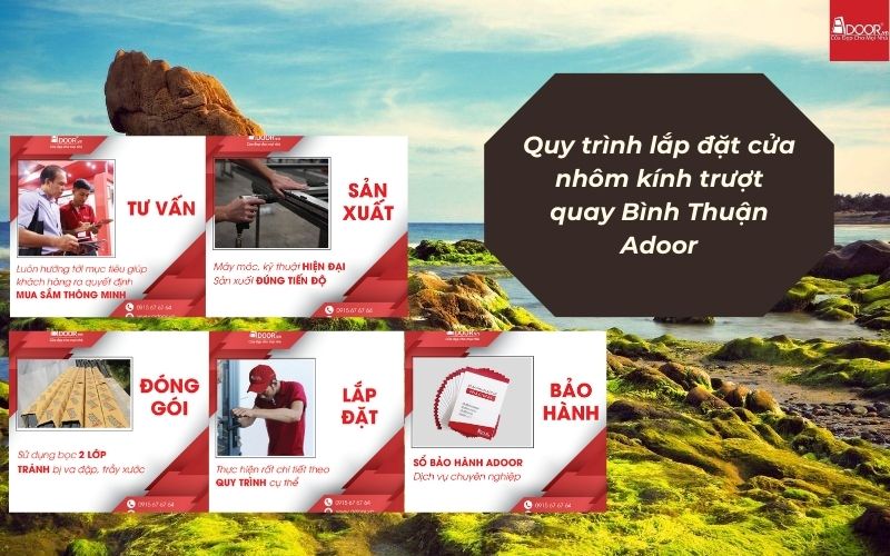 Quy Trình Sản Xuất Chuẩn Cao & Lắp Đặt Tận Tâm Cửa Nhôm Kính Trượt Quay Bình Thuận Từ Adoor