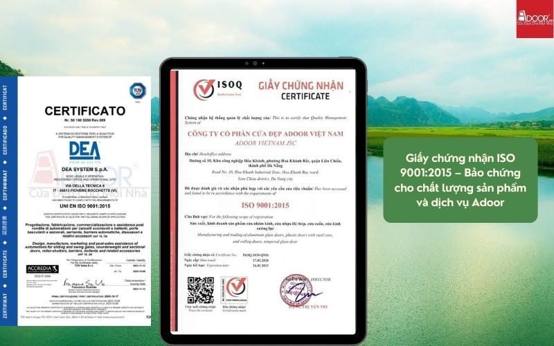 Chứng nhận kiểm định quốc tế bảo chứng cho chất lượng "chuẩn không cần chỉnh"