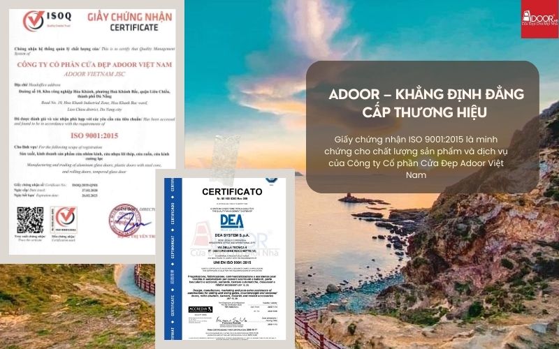 Chứng Nhận Kiểm Định Quốc Tế Đảm Bảo Độ Bền Cho Cửa Nhôm Kính Slim Bình Định Từ Adoor
