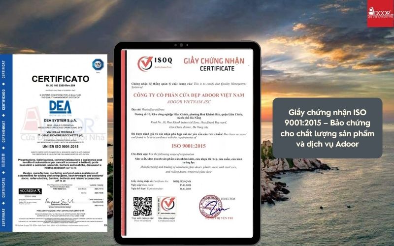Chứng Nhận Quốc Tế – Lý Do Tin Vào Giá Cửa Nhôm Kính Slim Bình Thuận Từ Adoor