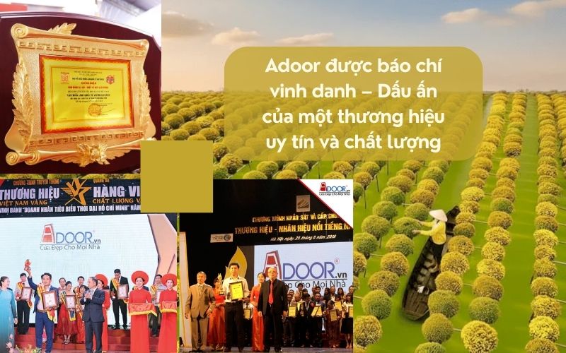 Truyền thông & giải thưởng uy tín dành cho Adoor Sa Đéc