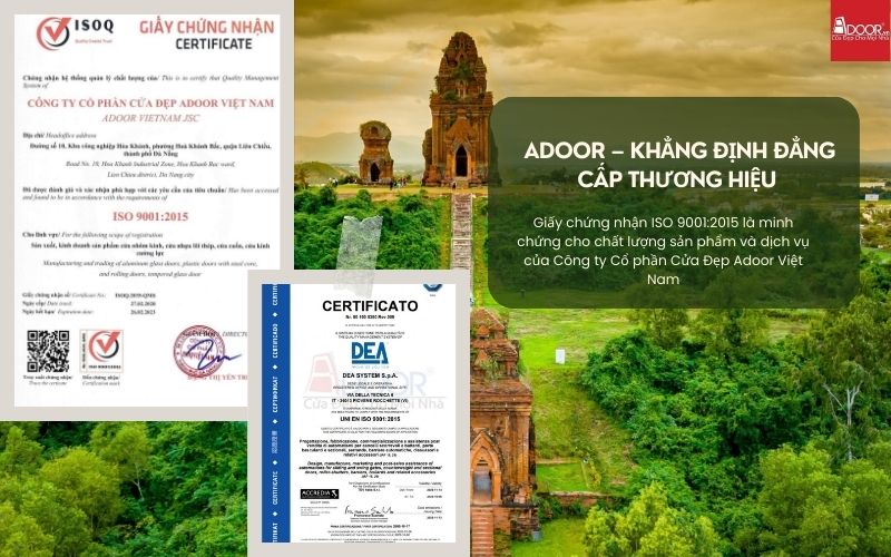 Chứng Nhận Kiểm Định Quốc Tế – Bảo Chứng Chất Lượng Cửa Nhôm Kính Trượt Quay Bình Định