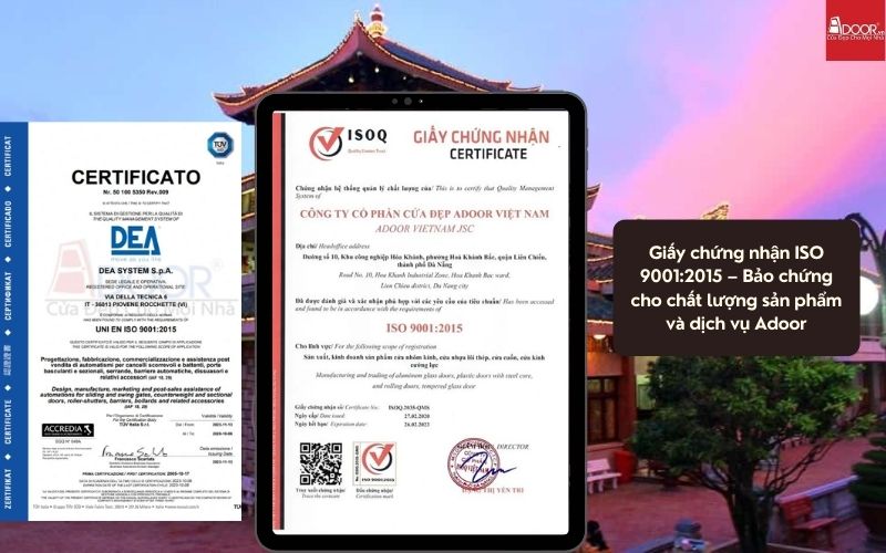 Chứng nhận kiểm định quốc tế – khẳng định giá trị bền vững của Adoor Châu Đốc