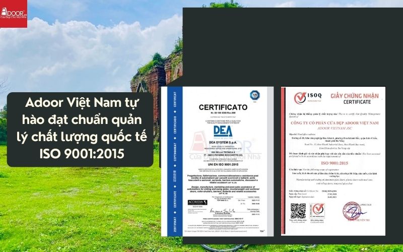 Chứng nhận kiểm định quốc tế cho cửa nhôm kính trượt quay Tam Kỳ