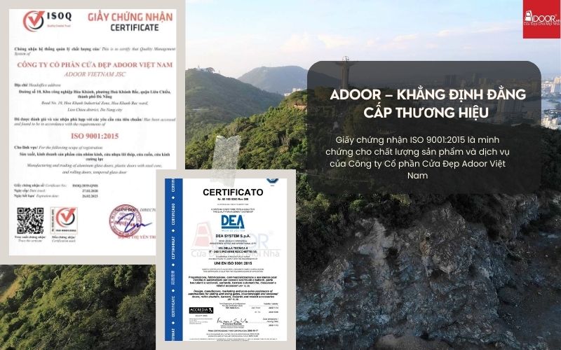 Chứng nhận kiểm định quốc tế – khẳng định chất lượng bền vững của Adoor Vũng Tàu
