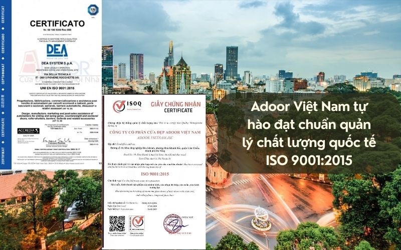 Chứng Nhận Quốc Tế – Nền Tảng Để Đánh Giá Giá Cửa Nhôm Kính Trượt Quay HCM (Hồ Chí Minh - Sài Gòn) Đúng Thực Chất