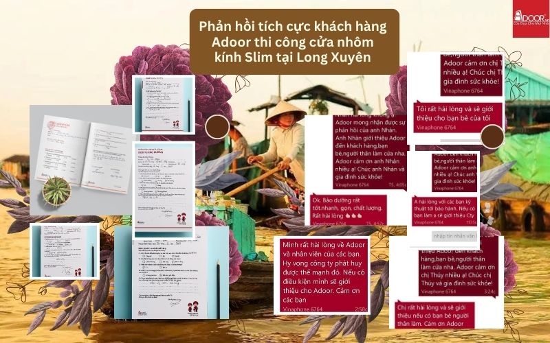 Phản Hồi Tích Cực Từ Khách Hàng Sau Thi Công Cửa Nhôm Slim Long Xuyên Bởi Adoor