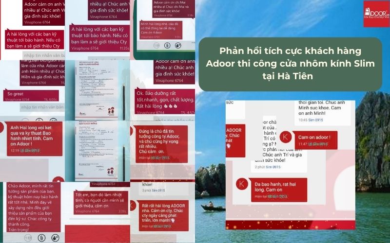 Phản Hồi Tích Cực Từ Khách Hàng Cửa Nhôm Slim Hà Tiên