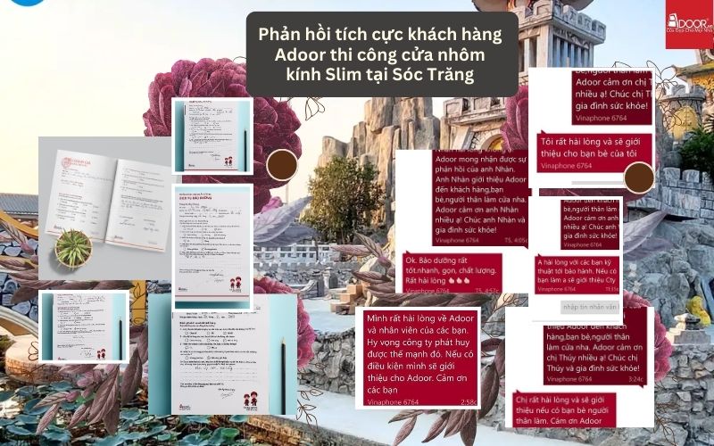 Phản Hồi Tích Cực Từ Khách Hàng Sau Thi Công Cửa Nhôm Slim Sóc Trăng Bởi Adoor