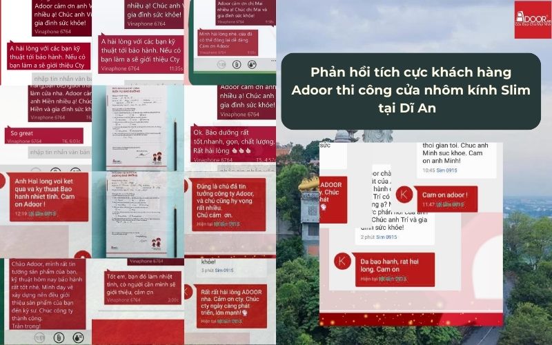 Phản hồi "chắc cú" từ khách hàng – Đáp án cho bài toán giá cửa nhôm Slim Dĩ An