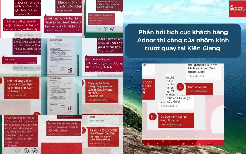 Phản Hồi Tích Cực Của Người Dân Khi Thi Công Cửa Nhôm Trượt Quay Kiên Giang Từ Adoor Tại Tỉnh Kiên Giang