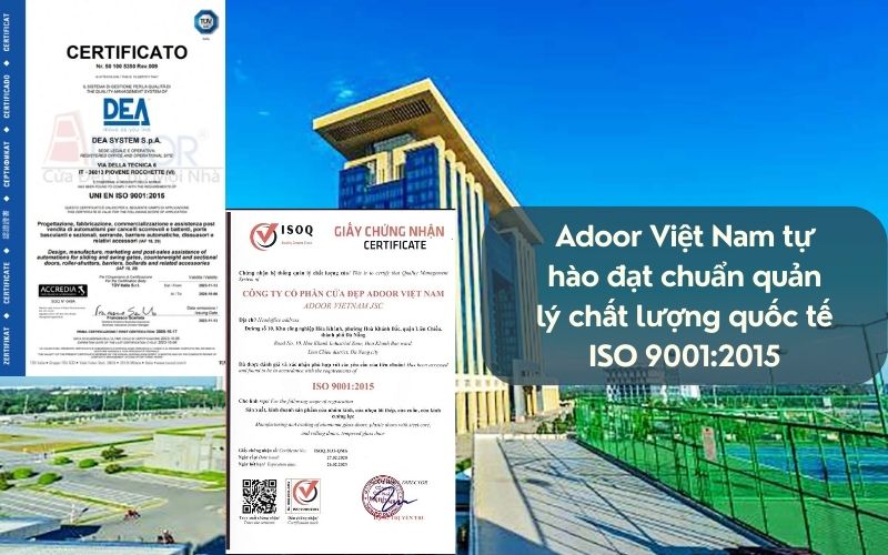 Chứng nhận kiểm định quốc tế bảo chứng chất lượng "số dách"