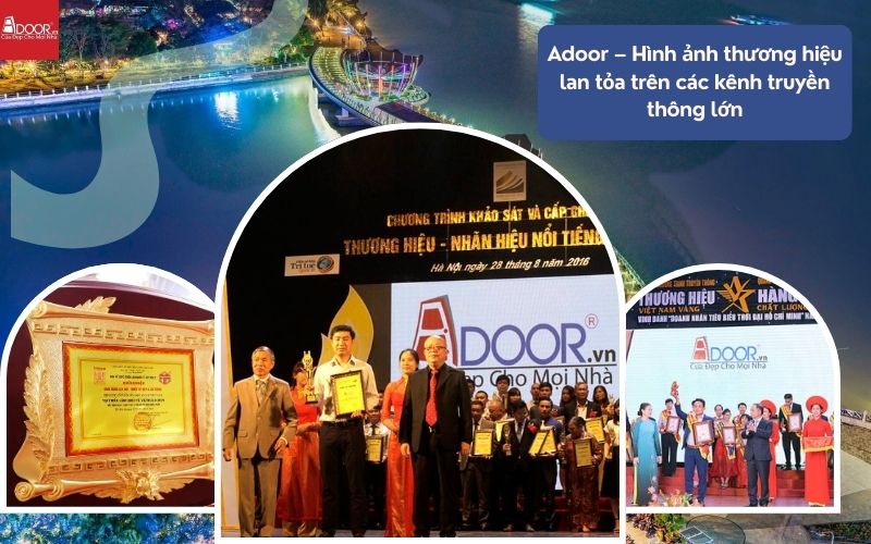 Adoor – Hình ảnh thương hiệu lan tỏa trên các kênh truyền thông lớn