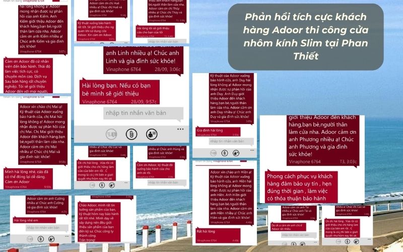 Phản Hồi Tích Cực Từ Khách Hàng Cửa Nhôm Slim Phan Thiết