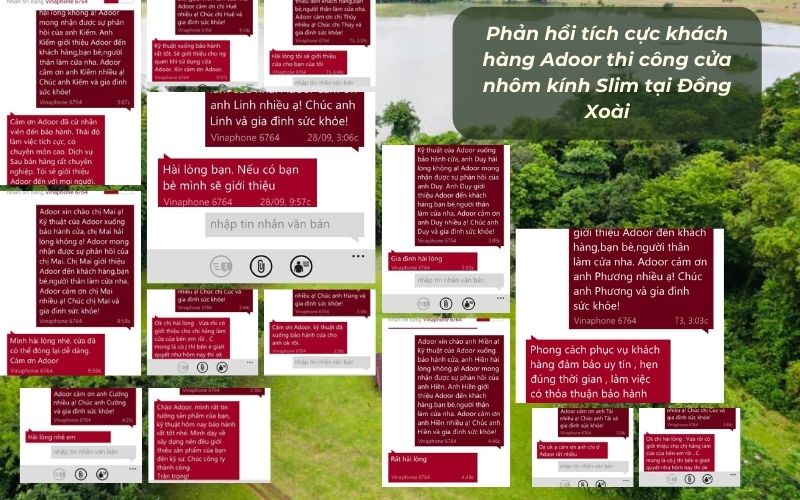 Phản hồi khách hàng về Adoor: Lời giải đáp chân thực nhất cho giá cửa nhôm Slim Đồng Xoài