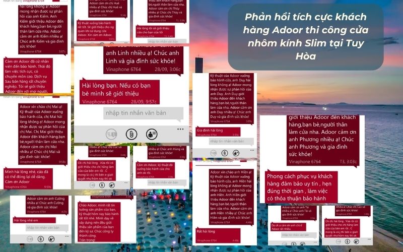 Phản hồi chân thực về chất lượng và giá cửa nhôm Slim Tuy Hòa Adoor