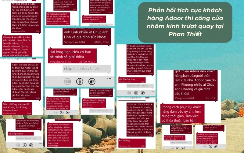 Gia chủ tại xứ sở thanh long luôn hài lòng với sự vận hành êm ái và tính thẩm mỹ độc đáo mà Cửa Nhôm Kính Trượt Quay Phan Thiết của Adoor mang lại.