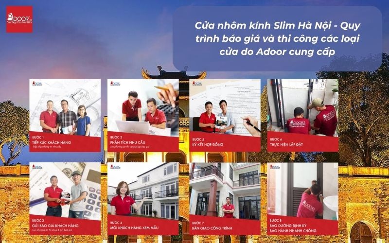 Adoor hỗ trợ báo giá minh bạch và thi công thần tốc, giúp bạn sở hữu bộ cửa nhôm kính Slim Hà Nội ưng ý mà không mất nhiều thời gian chờ đợi.