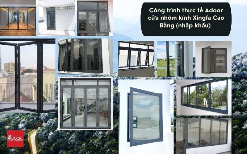 Adoor tự hào mang đến vẻ đẹp hiện đại cho các biệt thự vùng cao qua những dự án lắp đặt cửa nhôm kính Xingfa Cao Bằng (nhập khẩu) bền bỉ trước mọi sương gió.