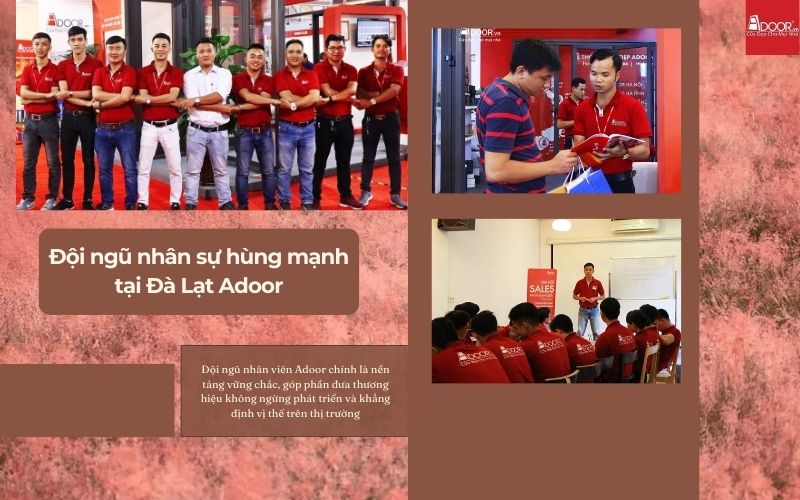 Đội ngũ thợ lành nghề của Adoor không ngại đường dốc hiểm trở để mang những bộ cửa nhôm kính Xingfa Đà Lạt (nhập khẩu) tinh xảo nhất đến gia đình bạn.