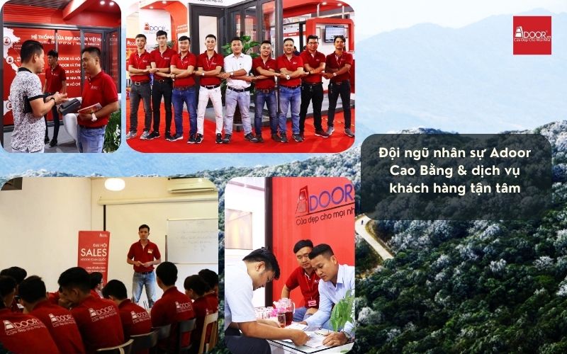 Những kỹ sư lành nghề của Adoor luôn sẵn sàng vượt đèo dốc để lắp đặt tận tâm dòng cửa nhôm kính Xingfa Cao Bằng (nhập khẩu) cho mọi gia đình.