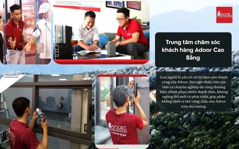 Adoor cung cấp chế độ hậu mãi tận tâm, đảm bảo cửa nhôm kính Xingfa Cao Bằng (nhập khẩu) của bạn luôn vận hành êm ái qua nhiều mùa lá đổ.