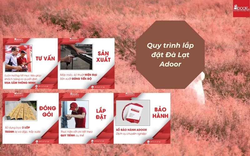 Adoor hỗ trợ khảo sát và báo giá trọn gói minh bạch, giúp bạn dễ dàng sở hữu cửa nhôm kính Xingfa Đà Lạt (nhập khẩu) với chi phí hợp lý nhất.