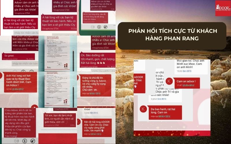  phản hồi tích cực từ khách hàng Phan Rang