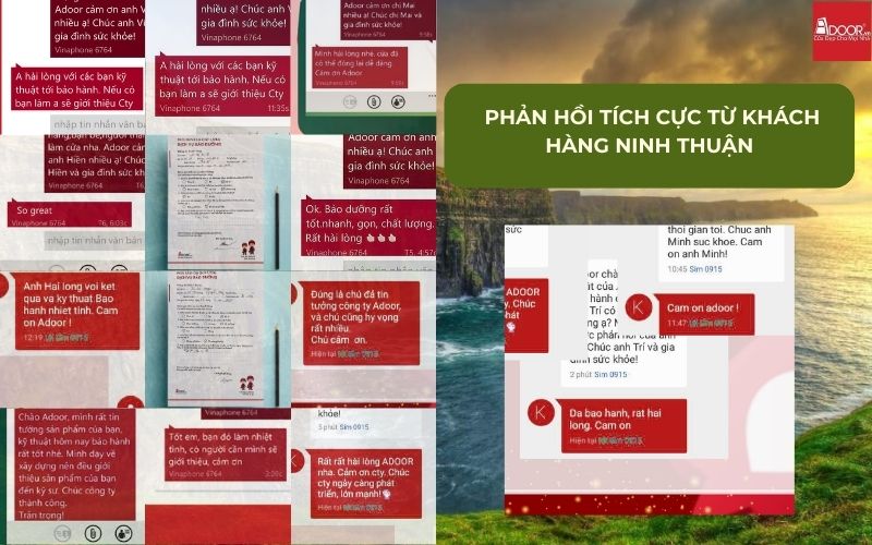 Phản hồi tích cực từ khách hàng tại Ninh Thuận