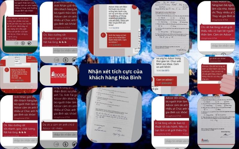 Phản hồi tích cực từ khách hàng tại Hòa Bình