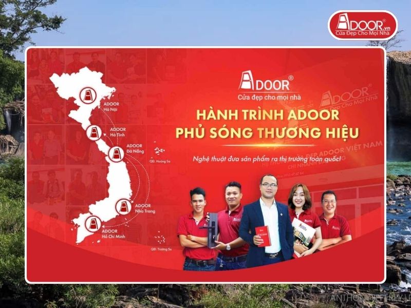 Chi nhánh Adoor phủ rộng toàn quốc phục vụ khách hàng tại Buôn Ma Thuột